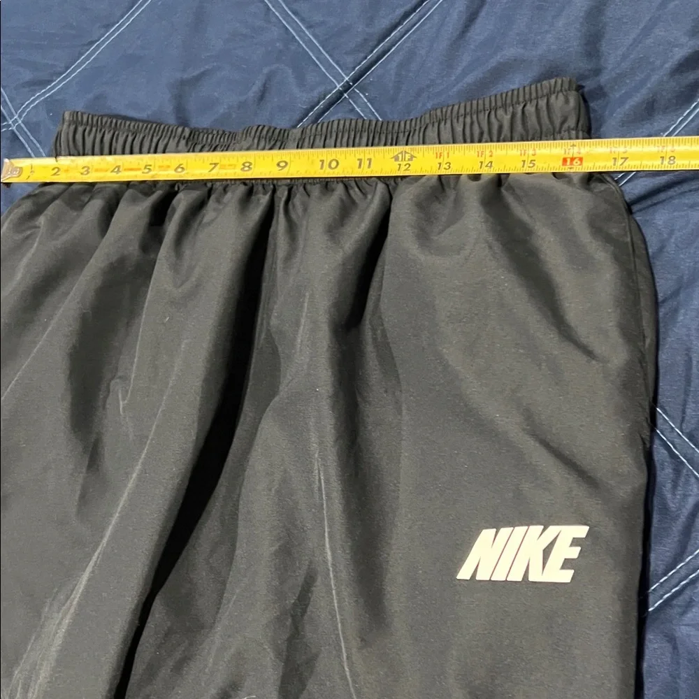 Vintage Nike Black Mesh Lined Zip Ankles Windbreaker Pants Sz  XL